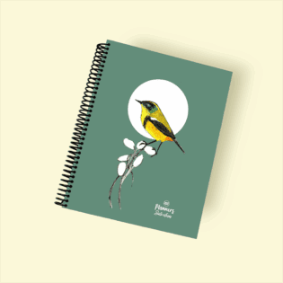 Planner 2025 Tapa Dura con Ilustraciones en Acuarela – Flora y Fauna Chilena (22x18 cm) - Siete Colores