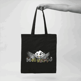 Bolsas Ecológicas de Algodón con Diseños de Fauna Nativa Chilena - diseño 6