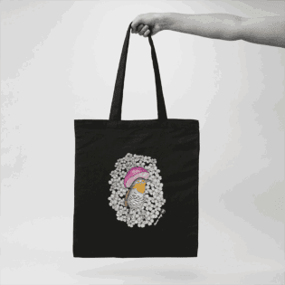 Bolsas Ecológicas de Algodón con Diseños de Fauna Nativa Chilena - diseño 1