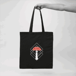 Bolsas Ecológicas de Algodón con Diseños de Fauna Nativa Chilena - diseño 2